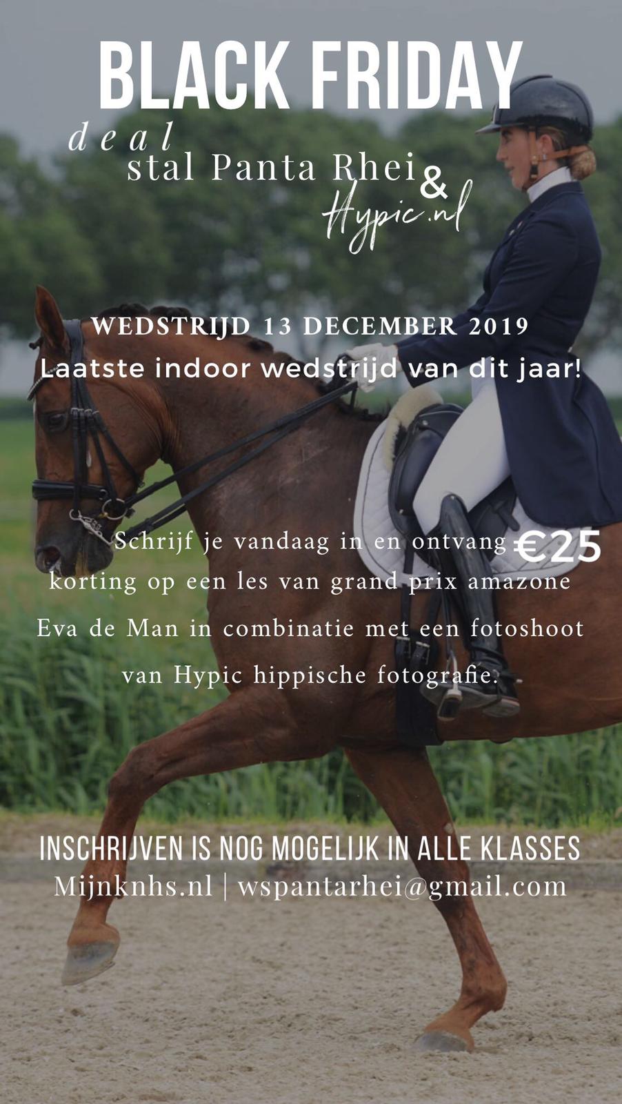 Startlijst 13 december!