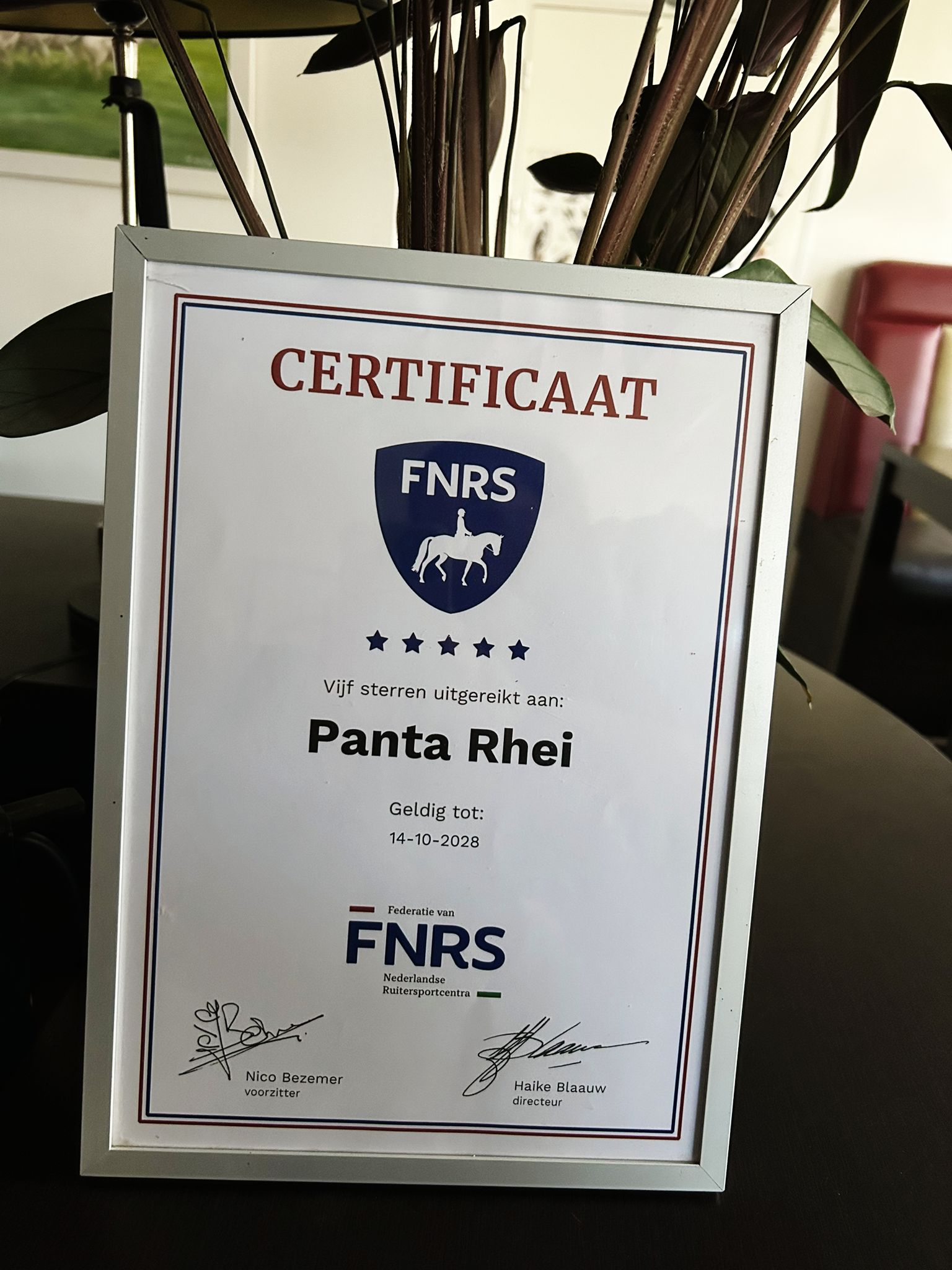 Yes! Weer een 5*-status (FNRS)